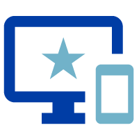 computer and phone icon